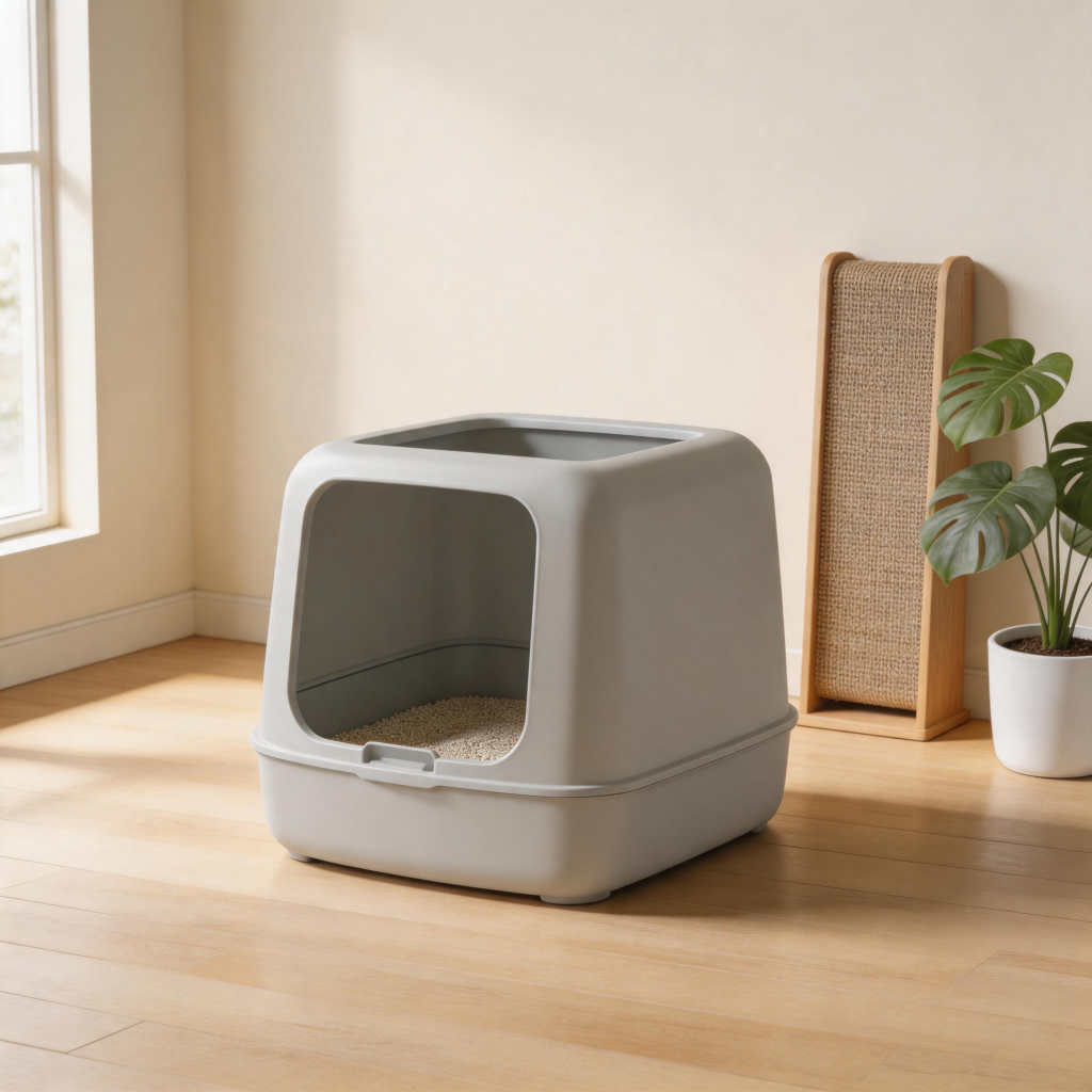 Modular Plastic Cat Litter Box Systems - Open Top Style