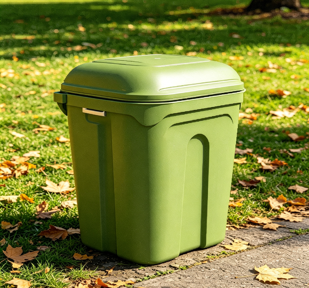 Lightweight durable industrial waste bin