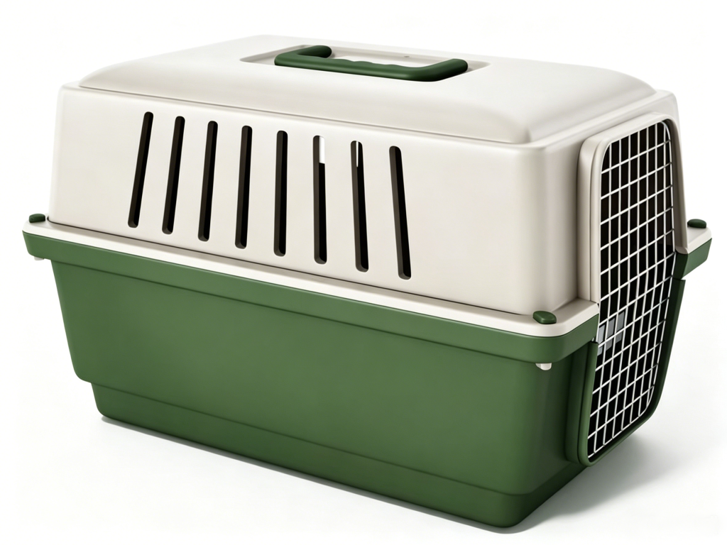 Heavy Duty Injection Molded Pet Crate Shells - Front View