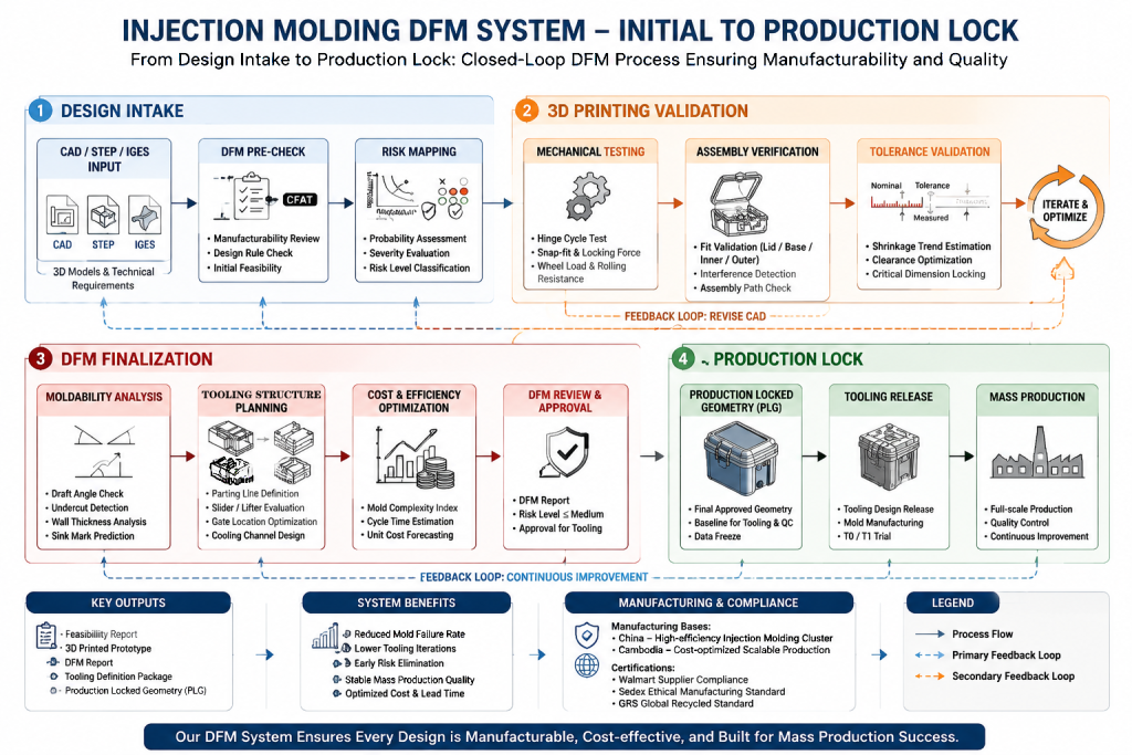 DFM Engineering Validation Flowchart